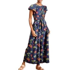 ULLA JOHNSON 0 Petite Jumpsuit Petite Cotton Poplin Wide Leg Oversized